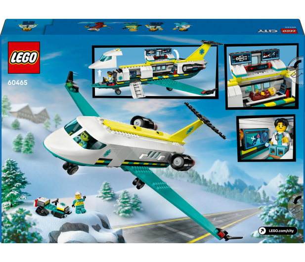 LEGO City 60465 Samolot pogotowia ratunkowego - 1331642 - zdjęcie 10